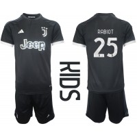 Maglie da calcio Juventus Adrien Rabiot #25 Terza Maglia Bambino 2023-24 Manica Corta (+ Pantaloni corti)